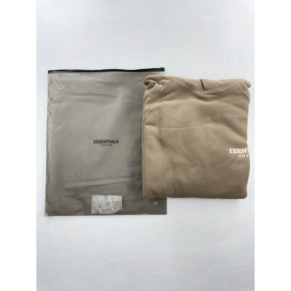 Essentials Fear of God Hoodie Desert Taupe Medium - Picture 3 of 3